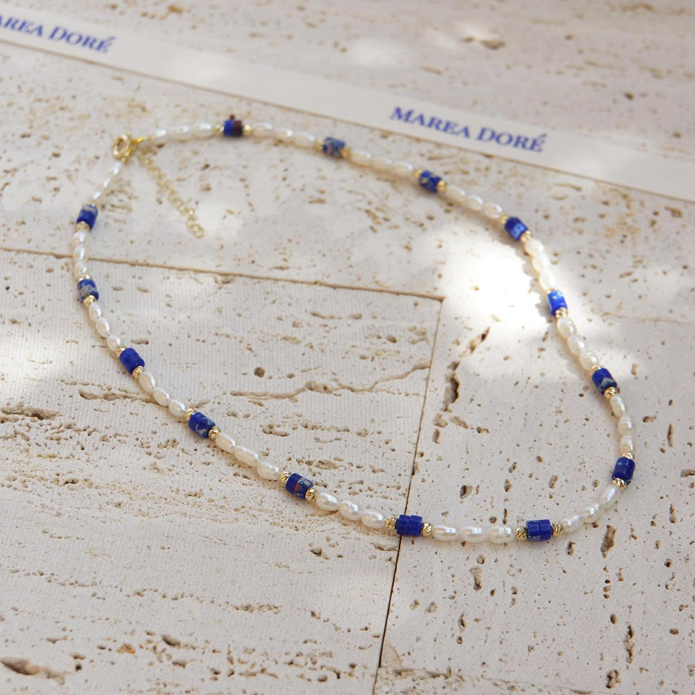 Azure Holiday necklace