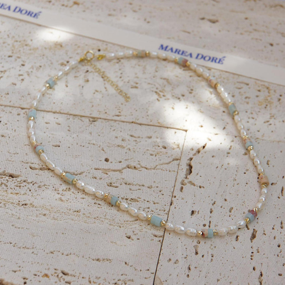 Azure Holiday necklace