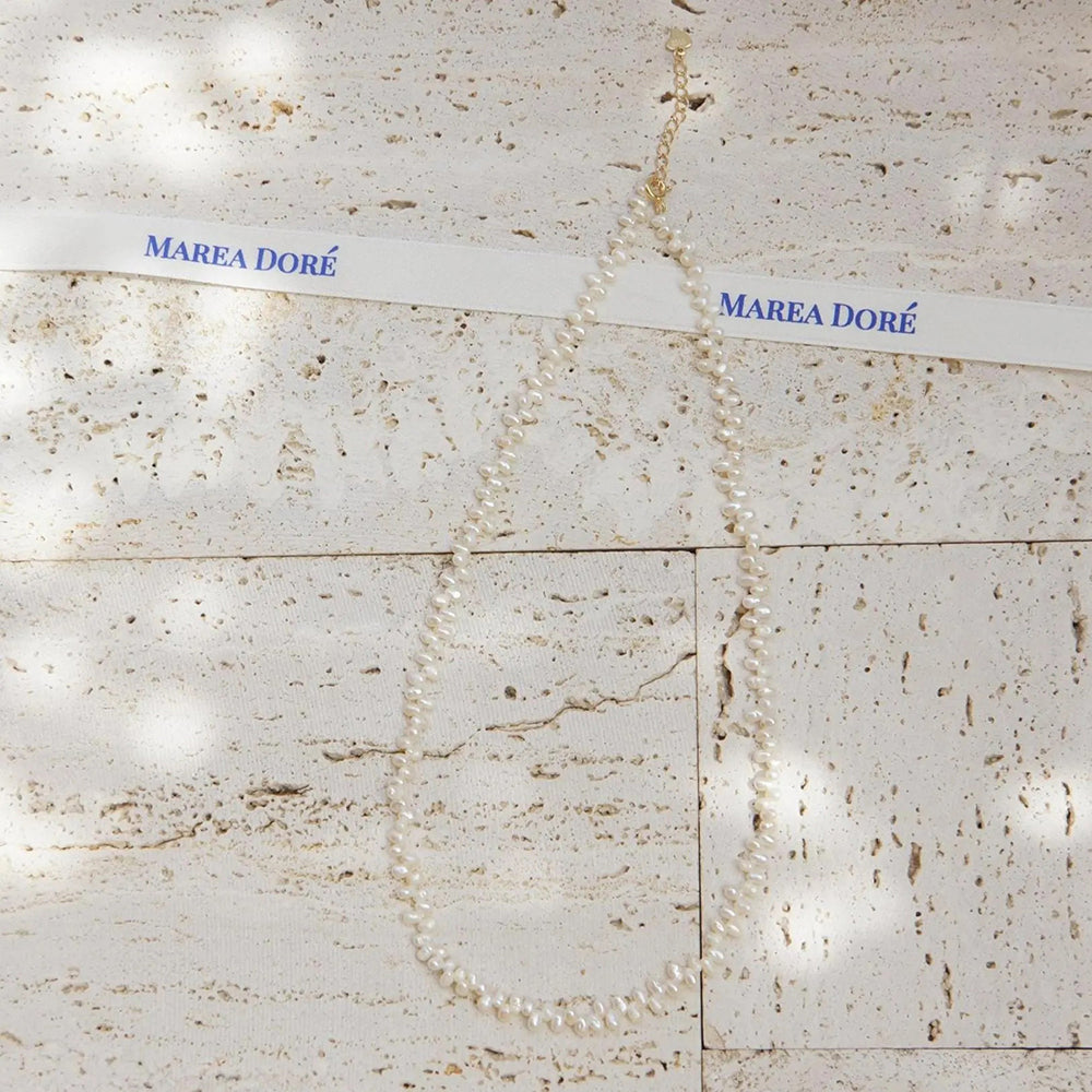 Tiny Pearl Necklace - Everyday Flow