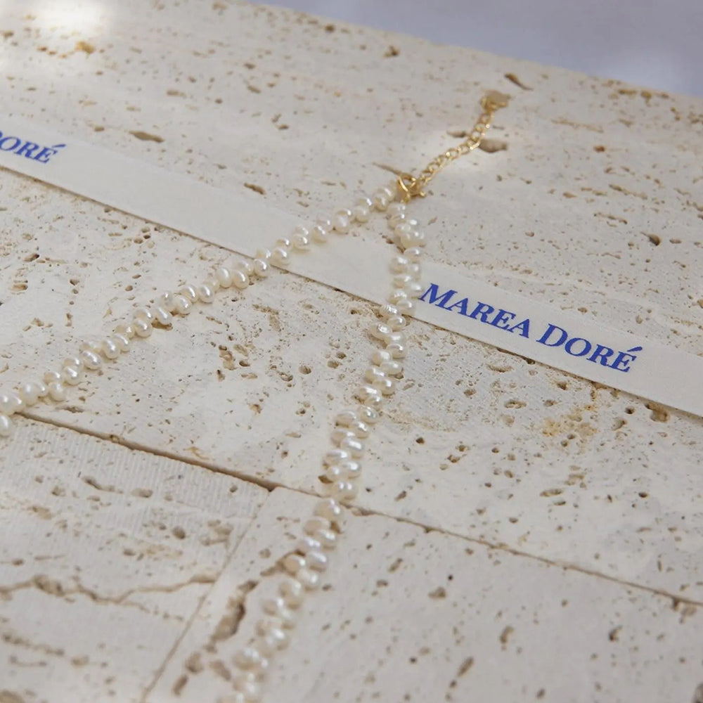 Tiny Pearl Necklace - Everyday Flow