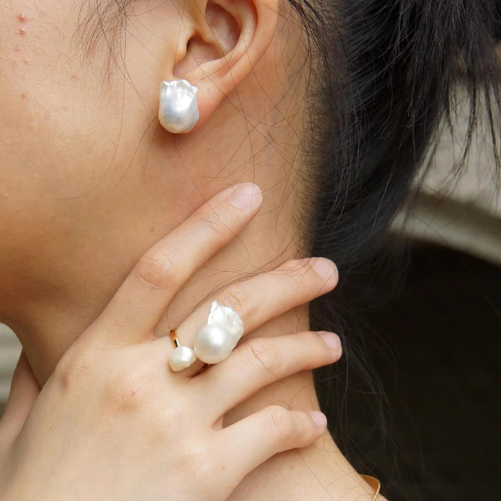 Natural Baroque Pearl Set