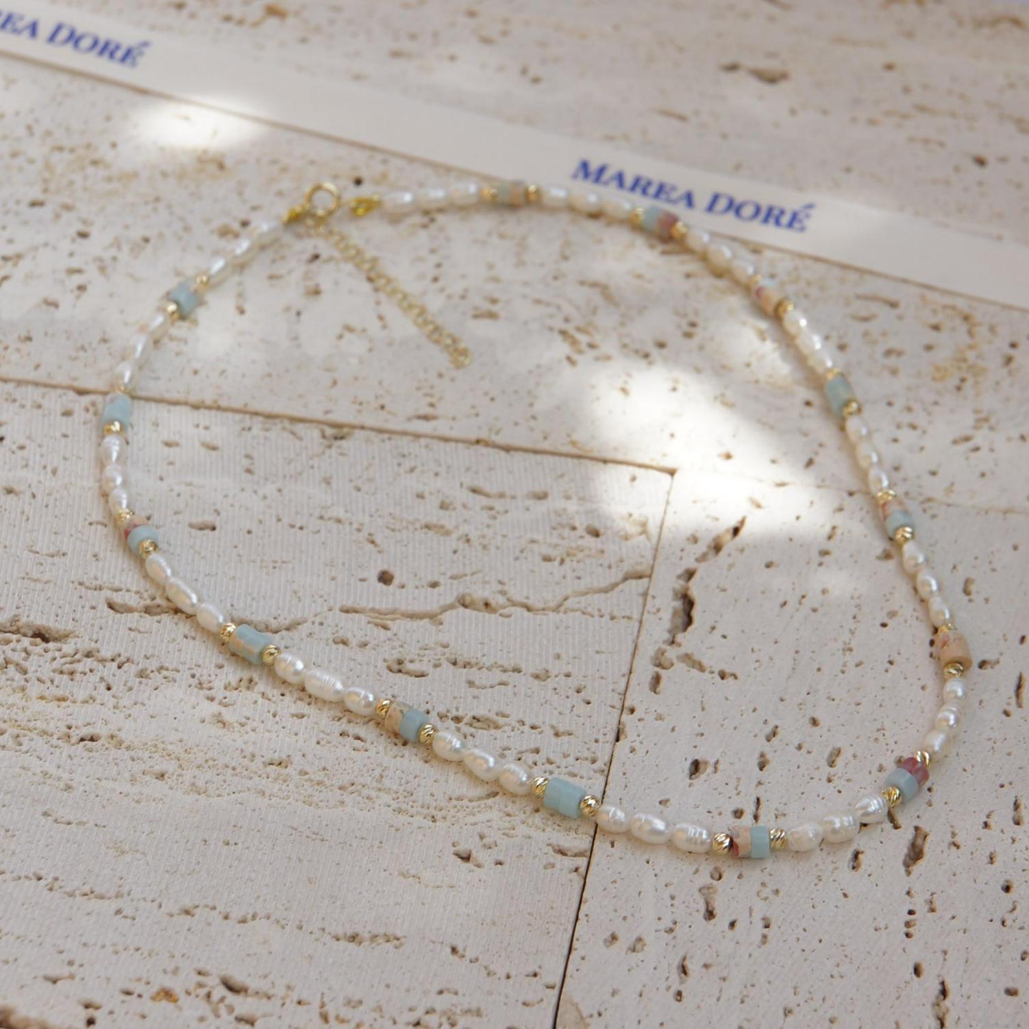 Azure Holiday necklace