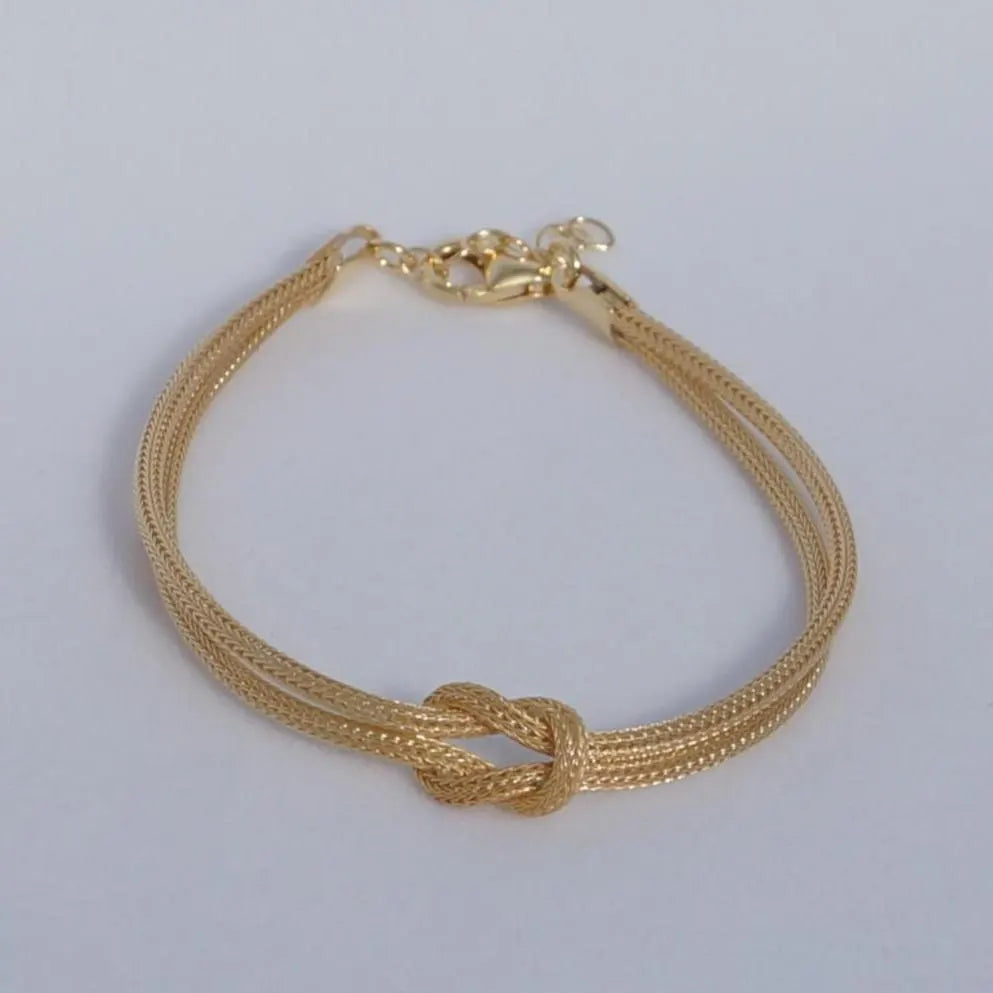 Silver Woven Necklace & Bracelet