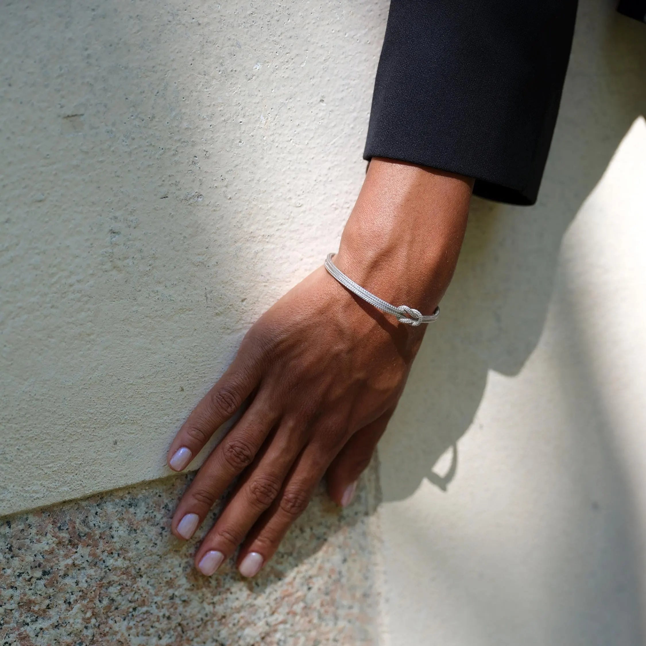 Silver Woven Necklace & Bracelet