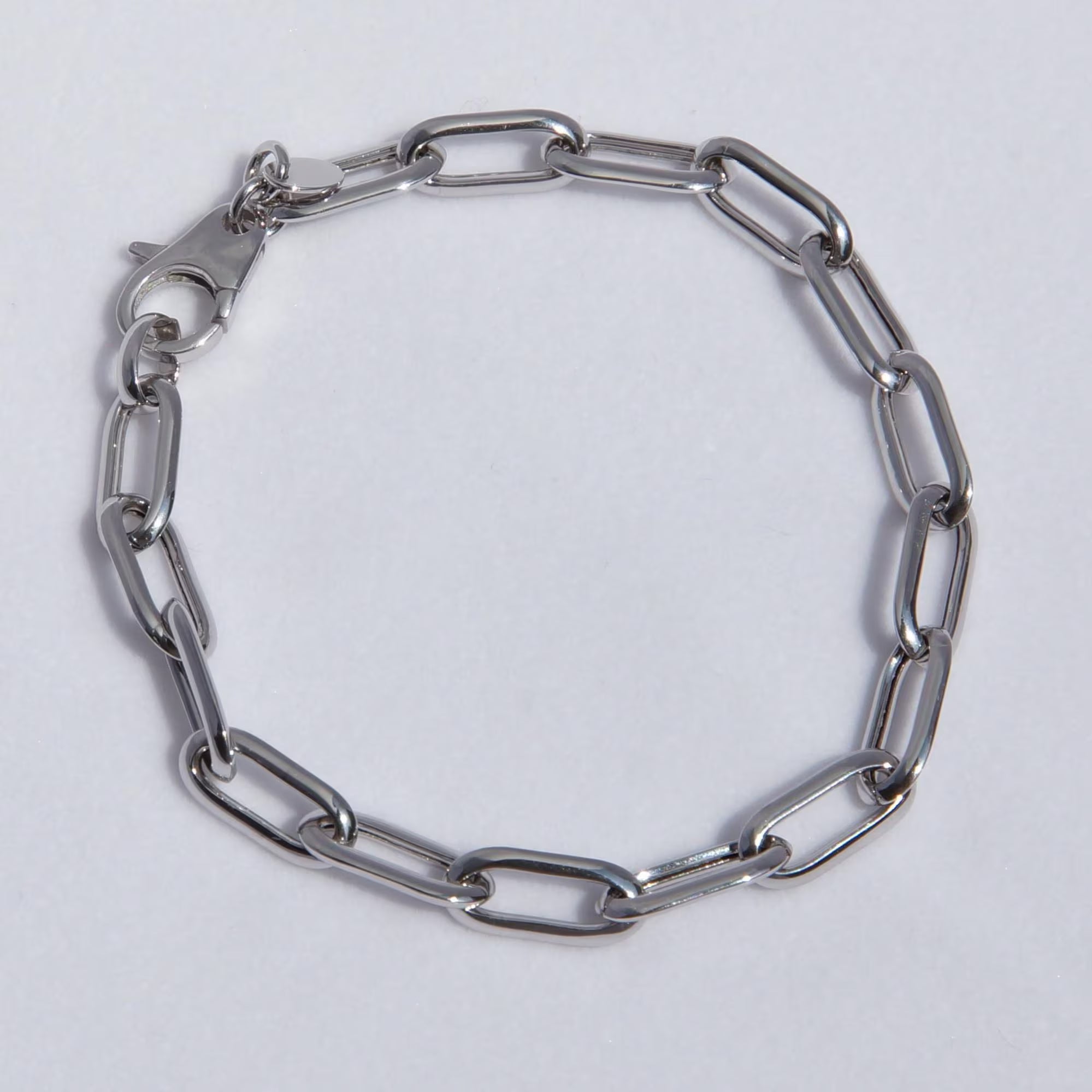 Unisex Chunky Link Bracelet，Stainless Steel Jewelry