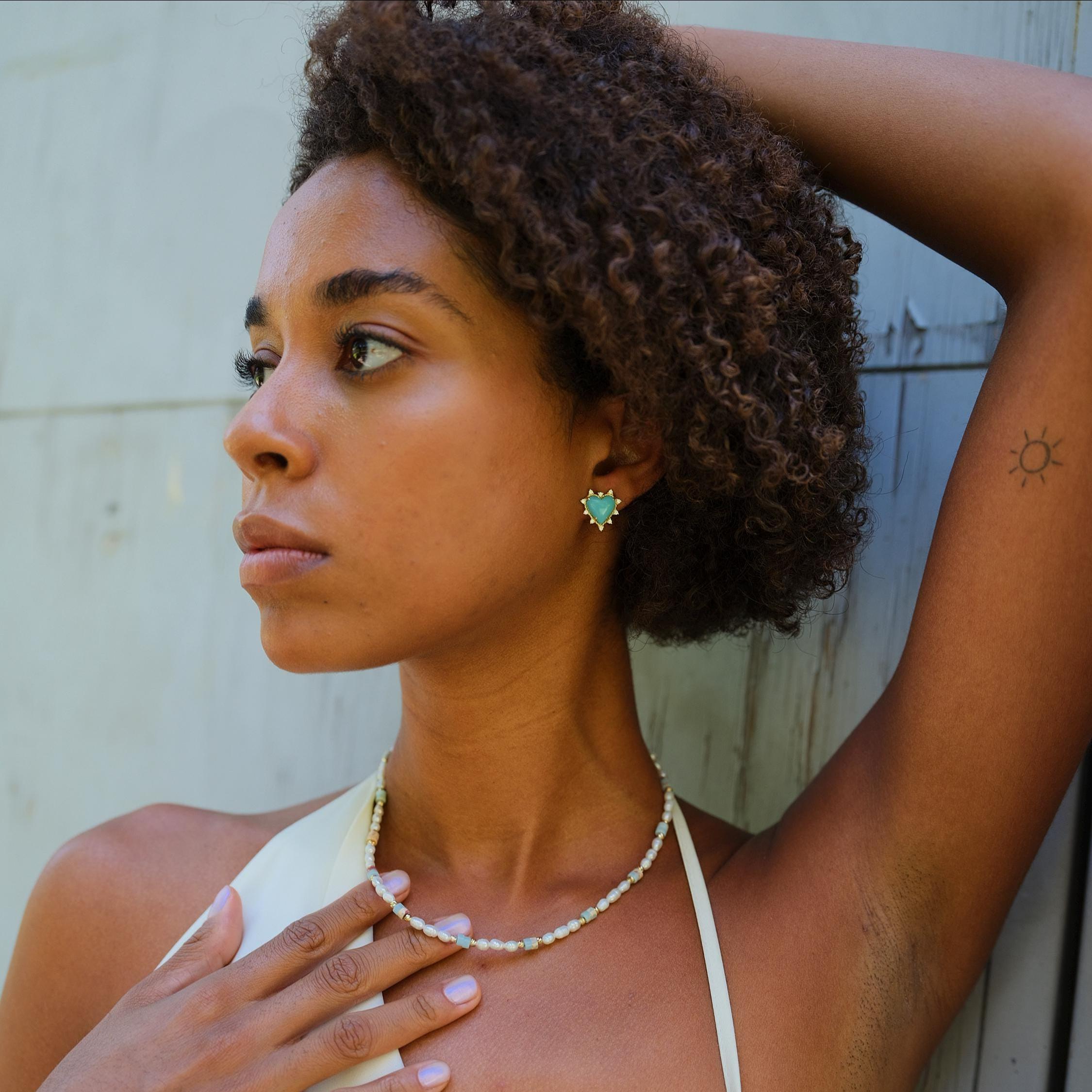 Azure Holiday necklace