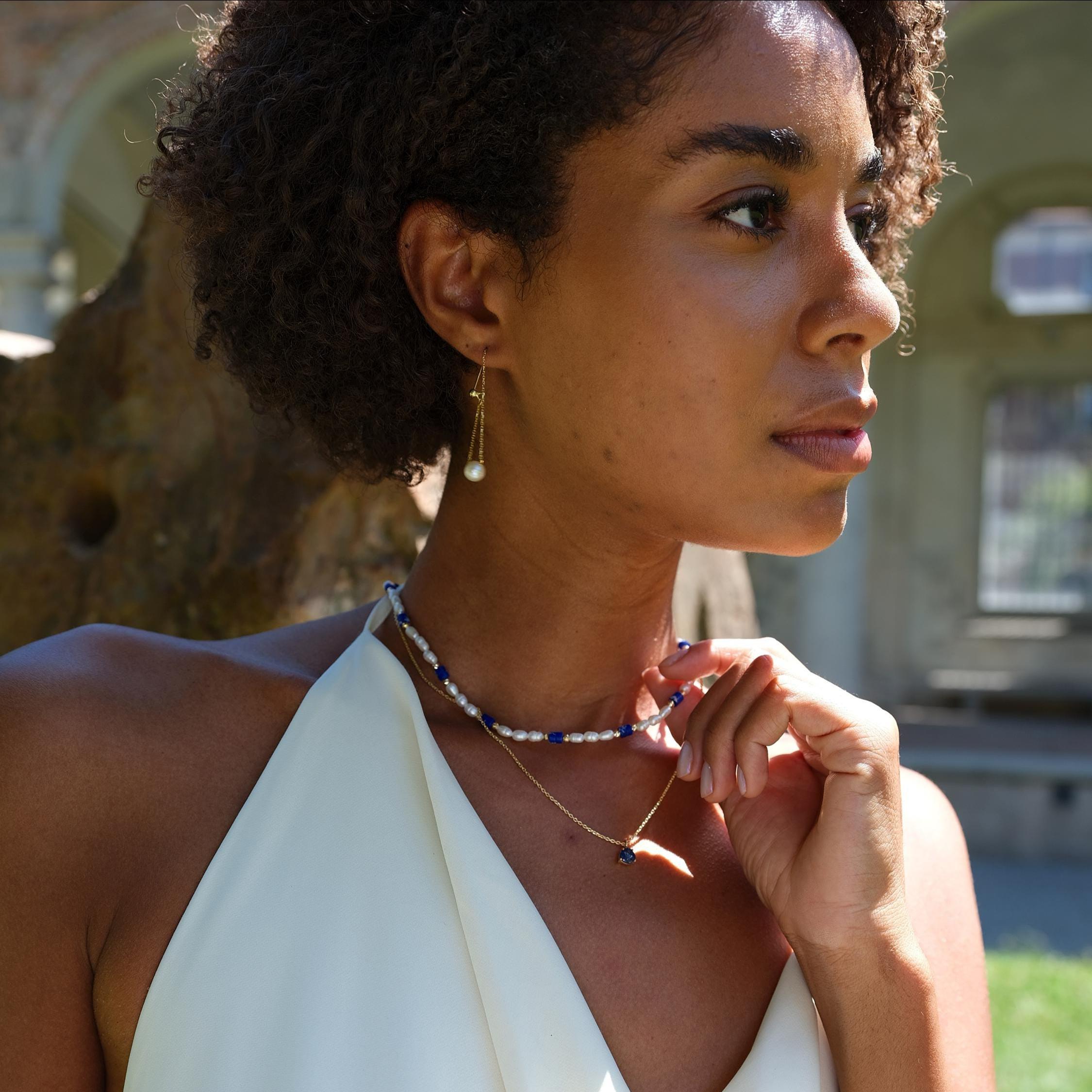 Azure Holiday necklace